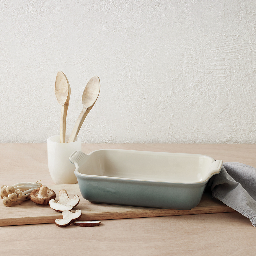 Heritage Plat à Four 14 x 19 cm, bleu canard