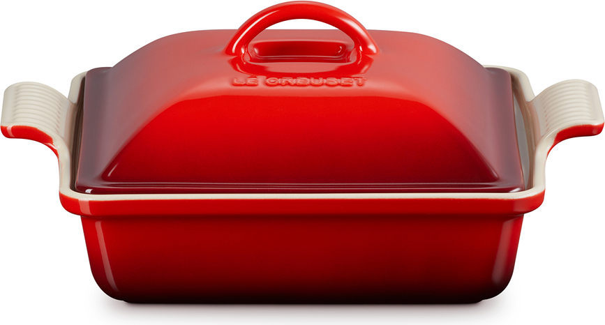 Heritage Plat à Four carré avec couvercle, 23 cm