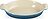 Heritage Plat de Cuisson ovale, 28 cm, bleu marine
