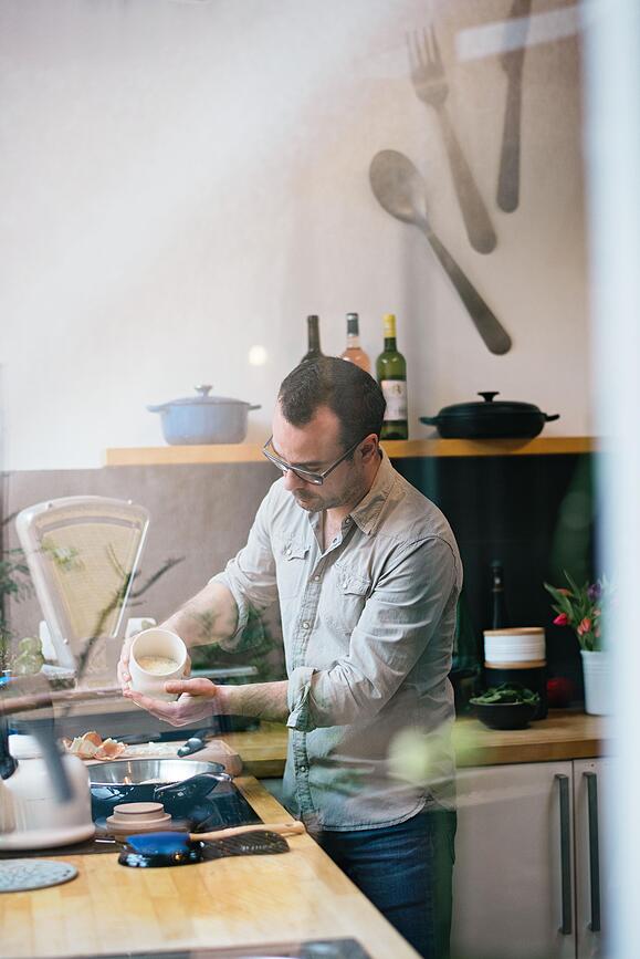 Tetera Le Creuset, 2,1 L, borgoña