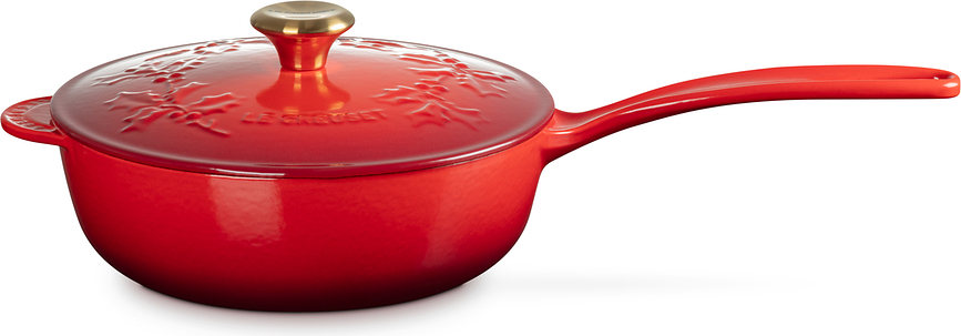 Holly Casserole 21 cm, blanche