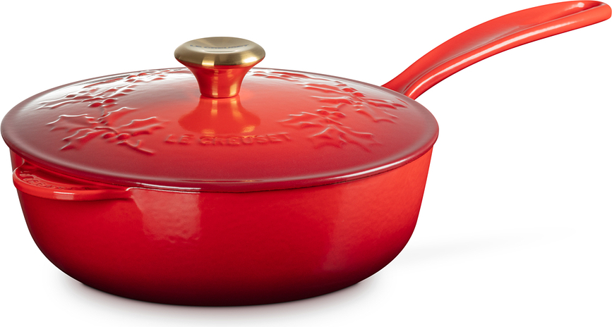 Holly Casserole 21 cm, blanche