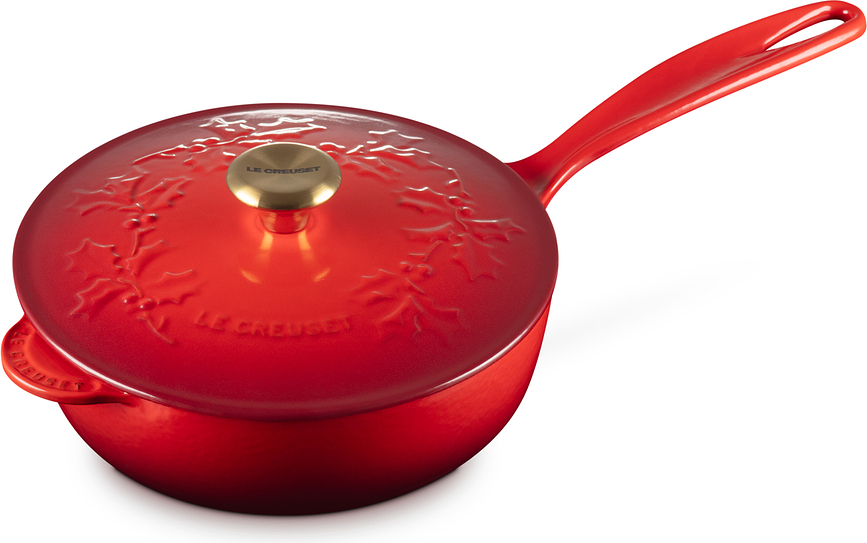 Holly Casserole 21 cm, blanche