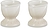 Hueveras Jardin, beige, Pack de 2