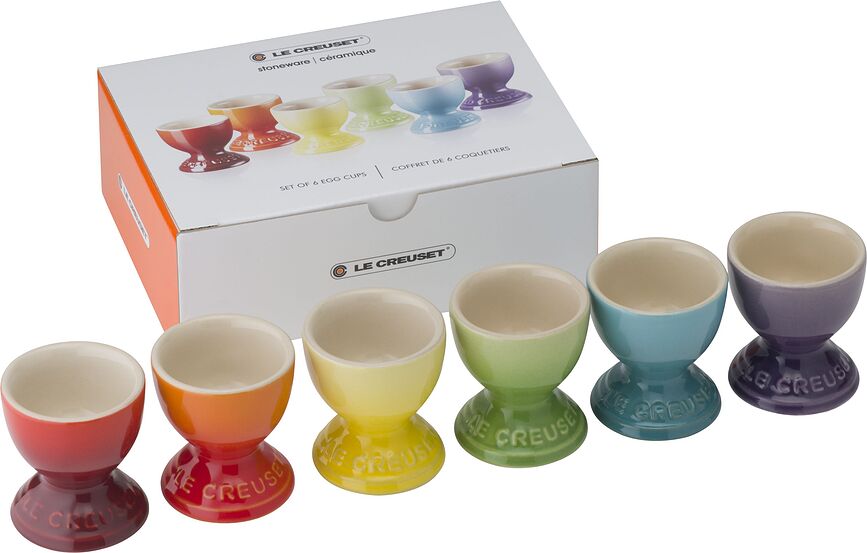 Hueveras Le Creuset Rainbow, multicolor, 6 unidades