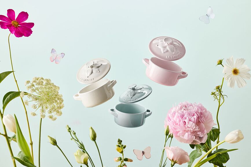 Jardin Mini Cocotte posoda za peko in serviranje, 250 ml, svetlo roza