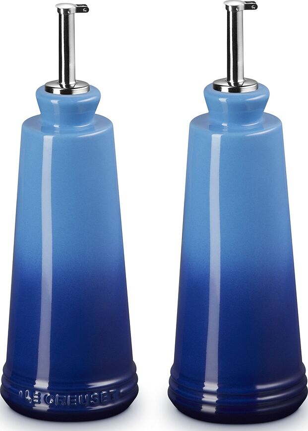 Juego de Aceitera y Vinagrera Signature, azul profundo, 2 unidades