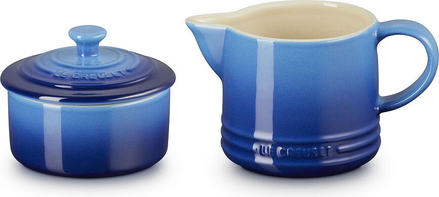 Juego de Lechera y Azucarero Signature, azul profundo, Set de 2 piezas