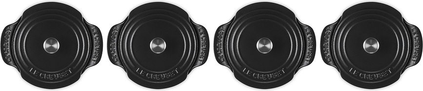 Juego de Ollas de hierro fundido con tapas Le Creuset Gourmand, 13 cm, 8 piezas