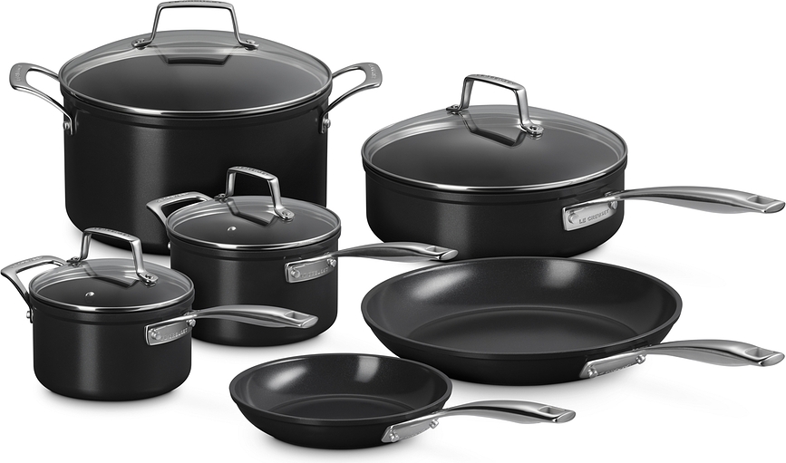 Juego de Ollas y Sartenes con revestimiento antiadherente cerámico Le Creuset, Set de 6 piezas