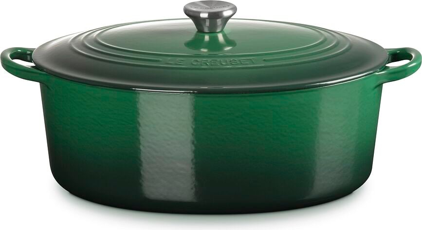 Juniper Γάστρα οβάλ, 31 εκ., σκούρα πράσινη