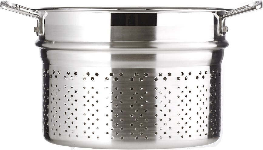 Κατσαρόλα με ένθετο ατμού και ζυμαρικών, 3-ply, 20 εκ