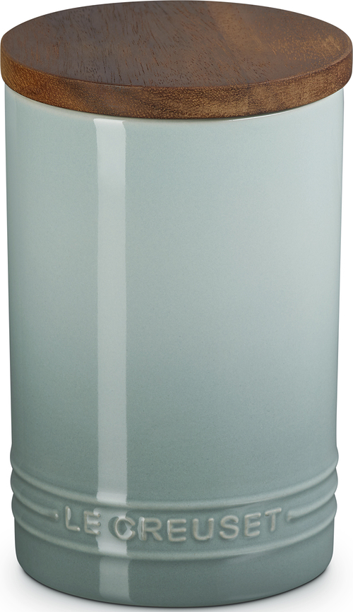 Kuchyňská dóza Le Creuset s dřevěným víkem, 770 ml, mořská sůl