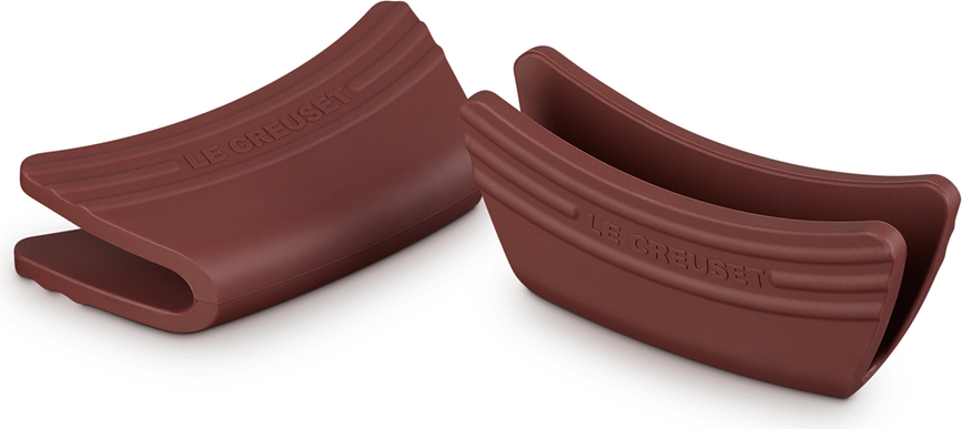 Кухонні прихватки Le Creuset силіконові, бордові, 2 шт.