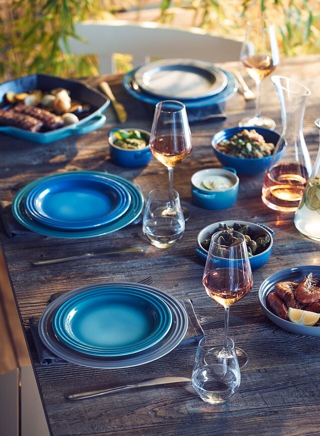 Le Creuset Assiette à Déjeuner 22 cm, jaune soleil