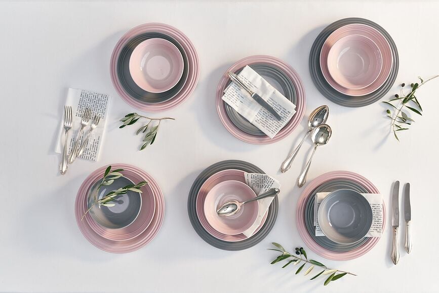 Le Creuset Assiette à Déjeuner 22 cm, jaune soleil