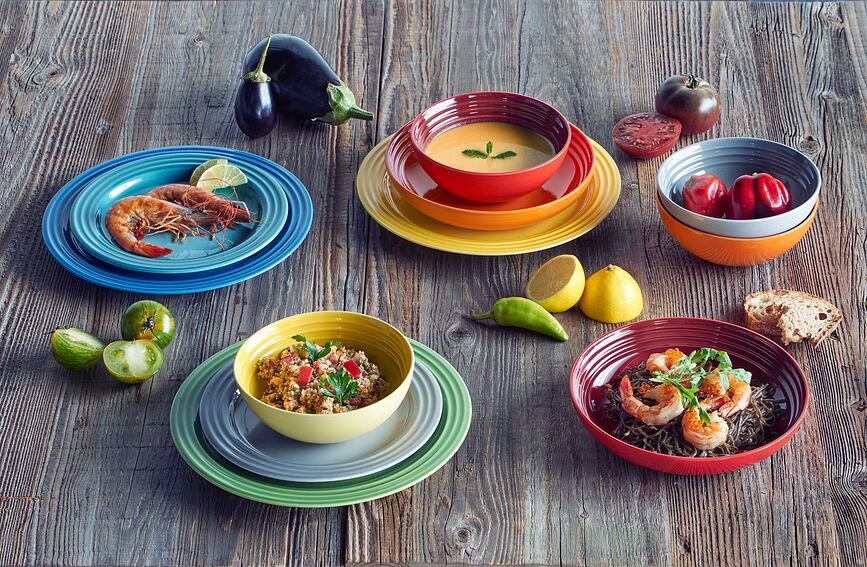 Le Creuset Assiette Creuse 22 cm, cerise