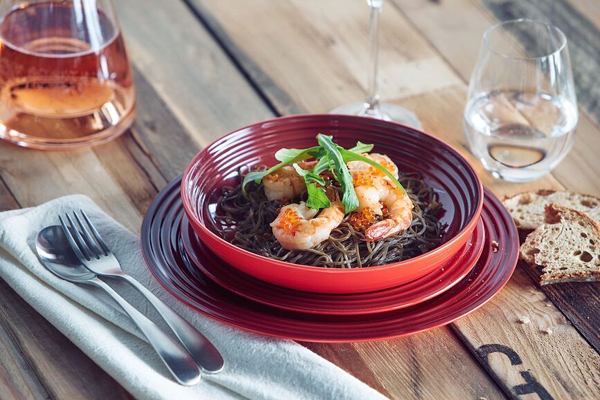 Le Creuset Assiette Creuse 22 cm, cerise