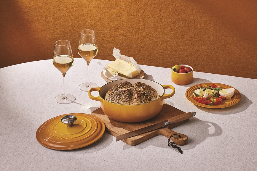 Le Creuset Assiette Plate, 27 cm, jaune soleil