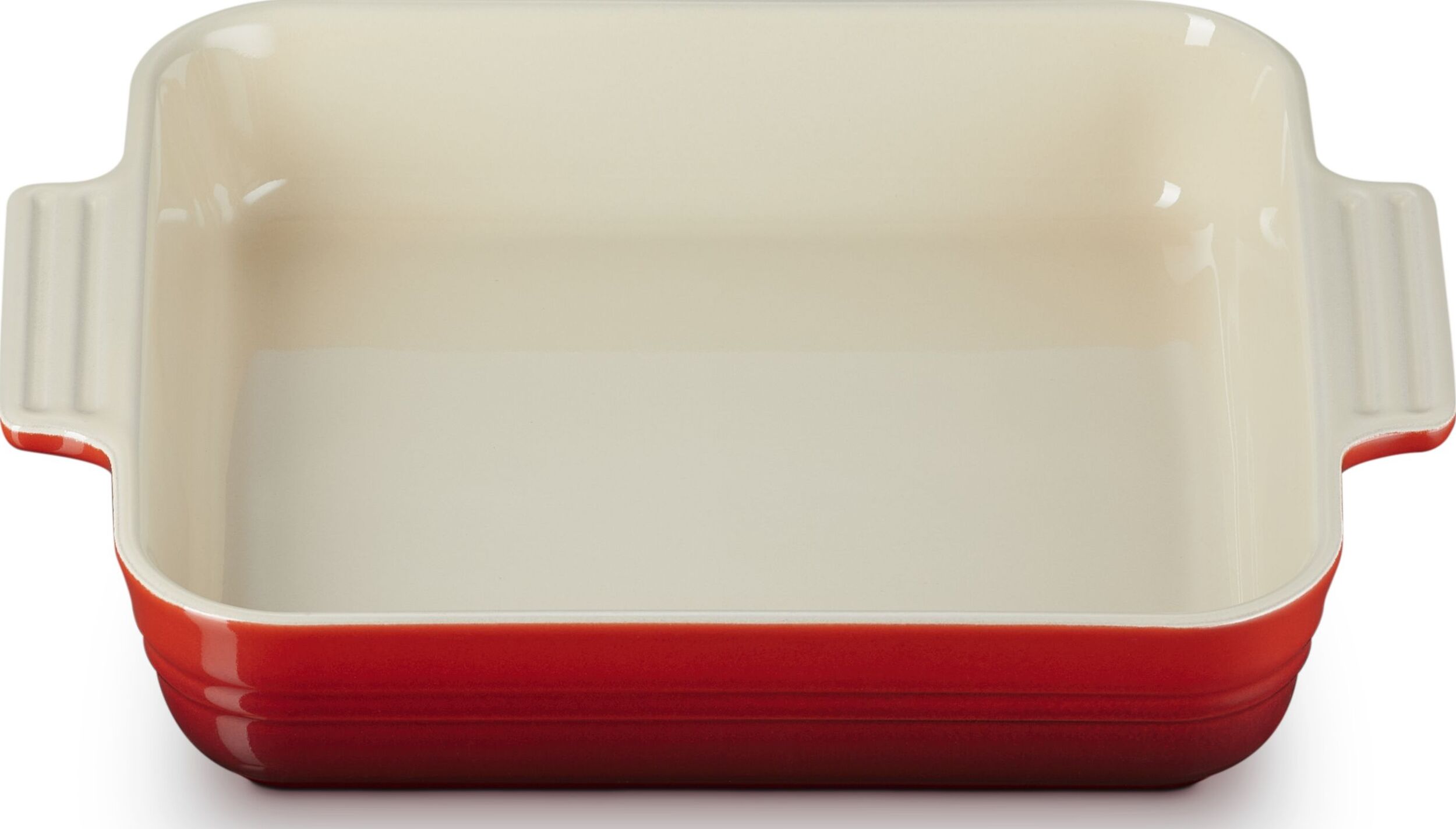 Le Creuset Backform 23 cm quadratisch kirschrot