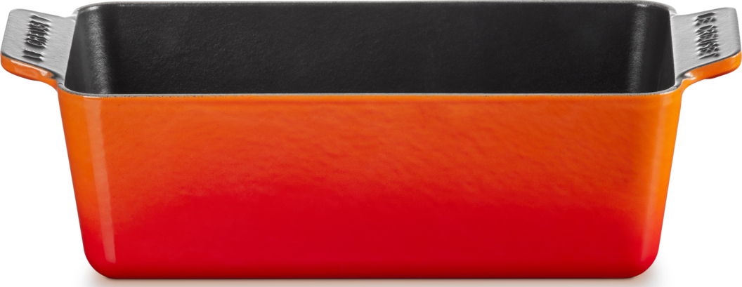 Le Creuset Backform 23 cm rechteckig Feuriges Orange