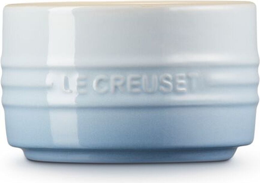 Le Creuset Backform 9 cm rund hellblau