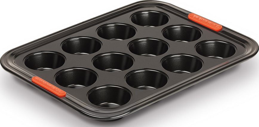 Le Creuset Backform für 12 Muffins mit Antihaftbeschichtung