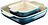 Le Creuset Backformen 14 + 23 cm quadratisch meerblau 2 St.