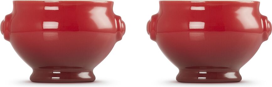 Le Creuset Bols à bouillon 600 ml, cerises, Lot de 2