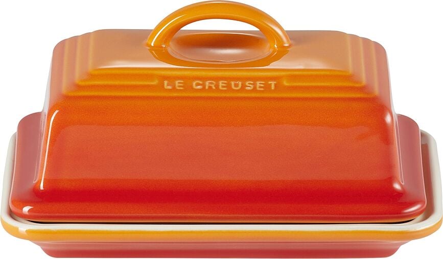 Le Creuset Βουτυριέρα, 17 cm, φλογερό πορτοκαλί
