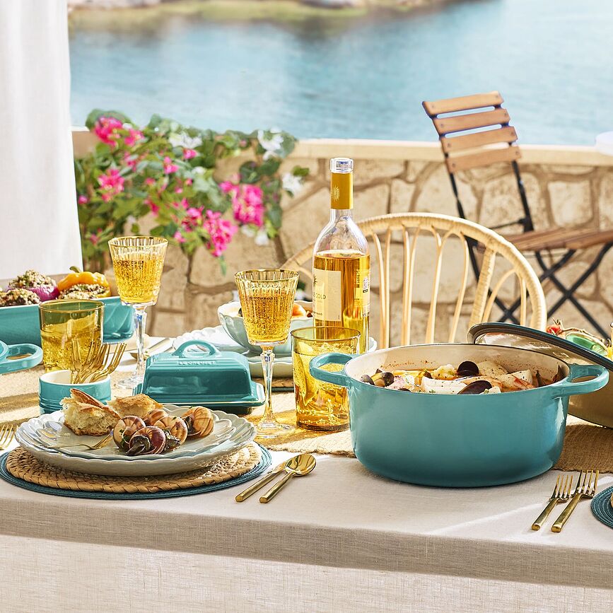 Le Creuset Βουτυριέρα, 17 cm, κερασί