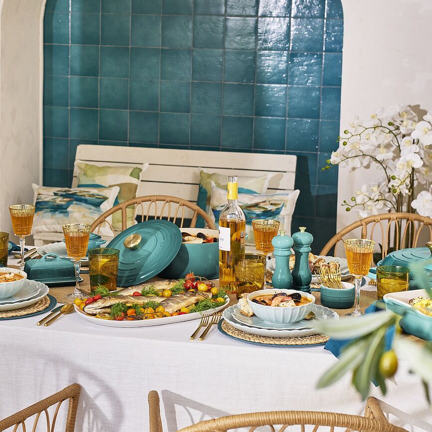 Le Creuset Βουτυριέρα, 17 cm, κερασί