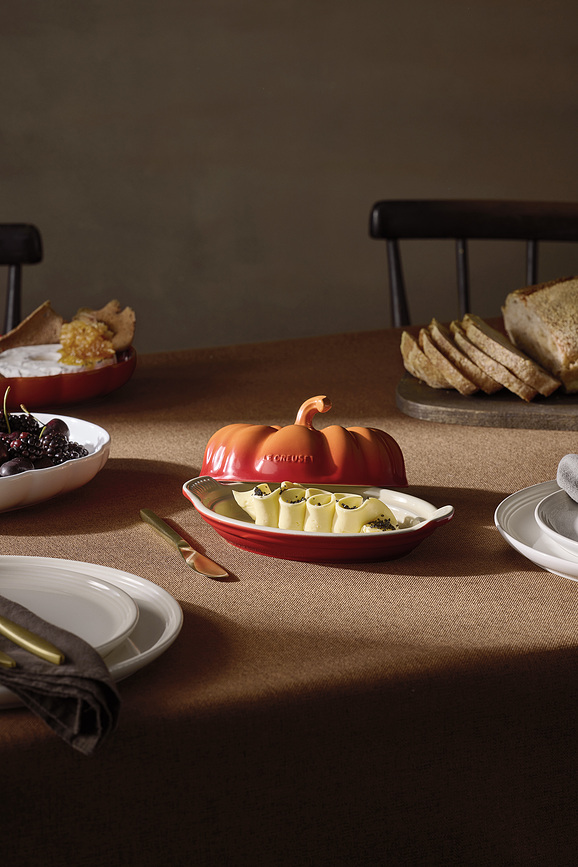 Le Creuset Βουτυριέρα Κολοκύθα, λευκή