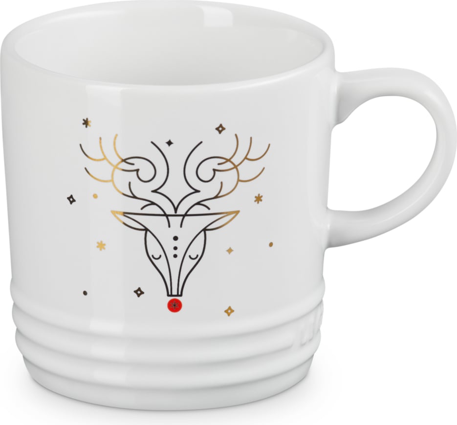 Le Creuset Christmas Becher 350 ml Rudolf