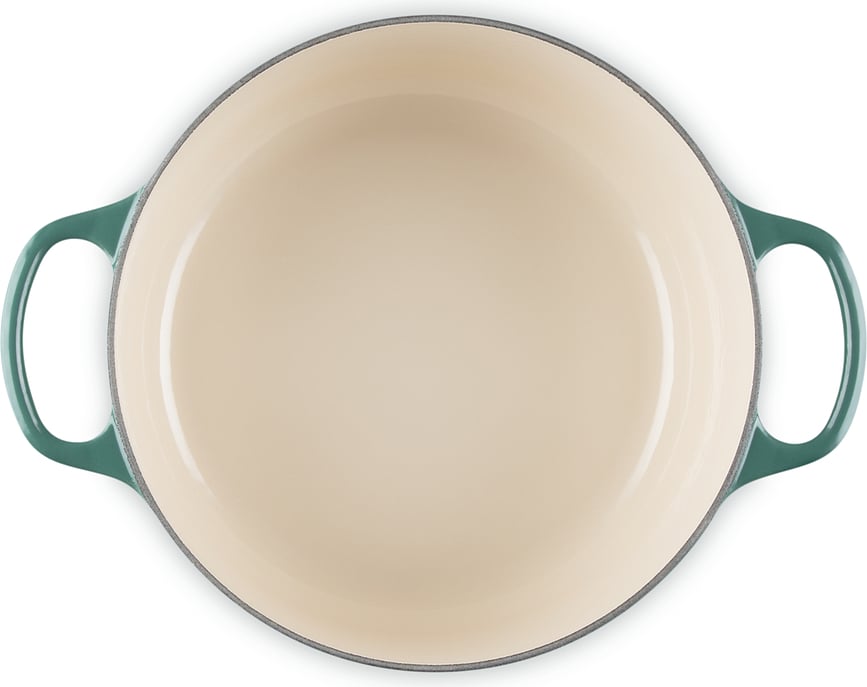 Le Creuset Christmas Cocotte 24 cm, vert bouteille