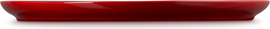 Le Creuset Christmas Plat de Service motif Père Noël, 36 cm, cerise