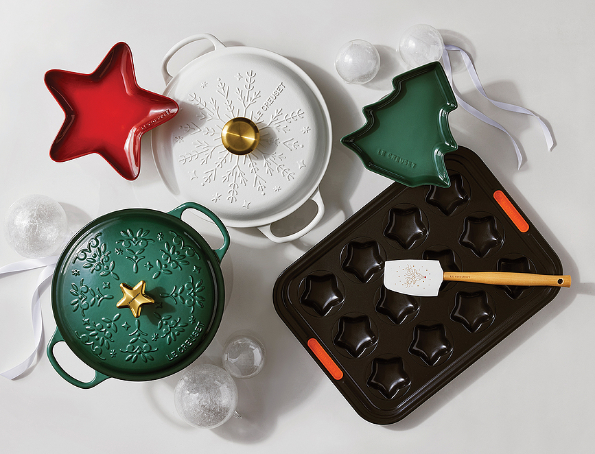 Le Creuset Christmas Ročaj za pokrovko