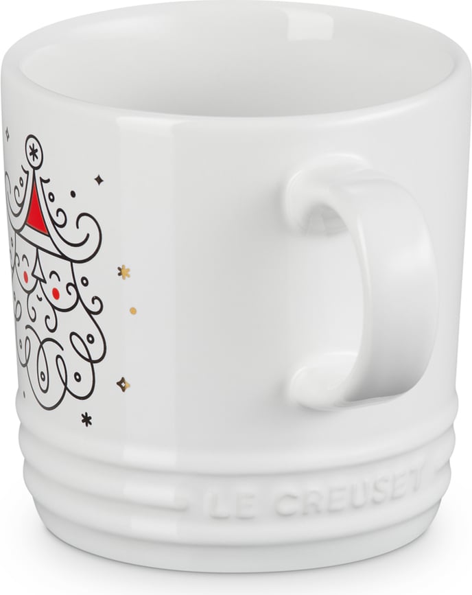 Le Creuset Christmas Tasse 350 ml, motif sapin de Noël
