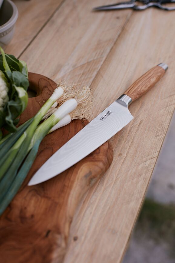 Le Creuset Couteau de Chef, 15 cm, manche en bois
