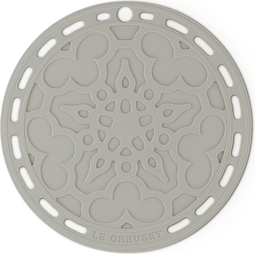 Le Creuset Dessous-de-Plat avec motif, 20 cm, gris clair