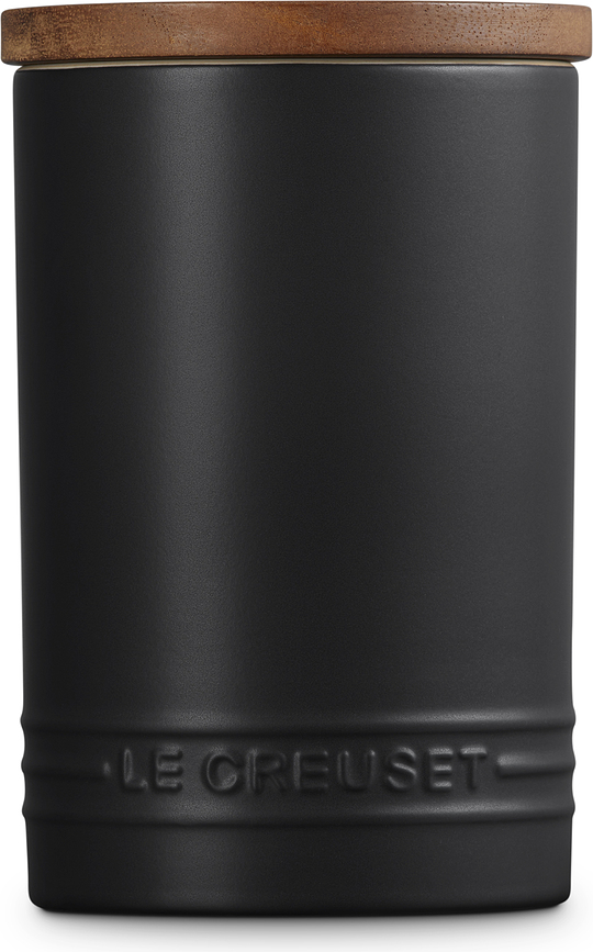 Le Creuset Δοχείο Αποθήκευσης, με ξύλινο καπάκι, 770 ml, μπεζ