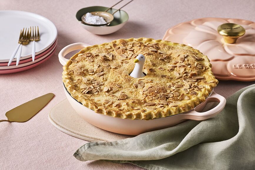Le Creuset Duck pajform, vit