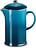 Le Creuset dugattyús kávéfőző, 1 l, tengerkék