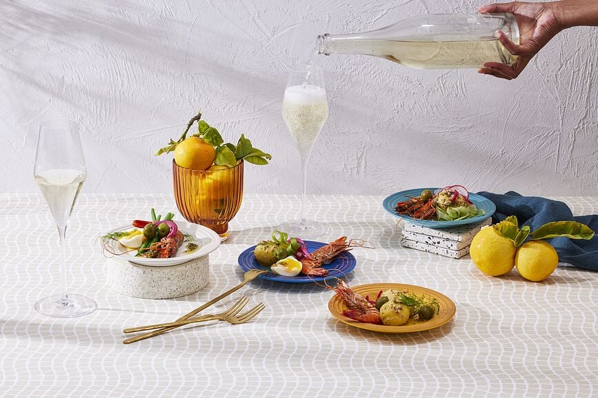 Le Creuset Flûtes à Champagne, Lot de 4