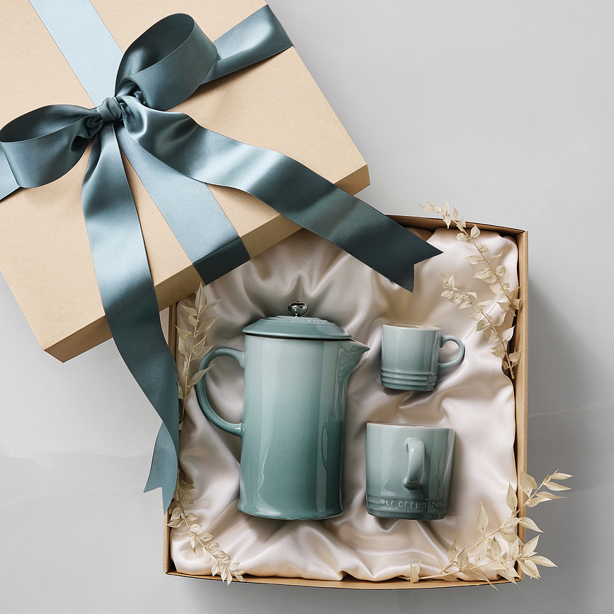 Le Creuset Aparat za kavo s pritiskom, 1 l, bel