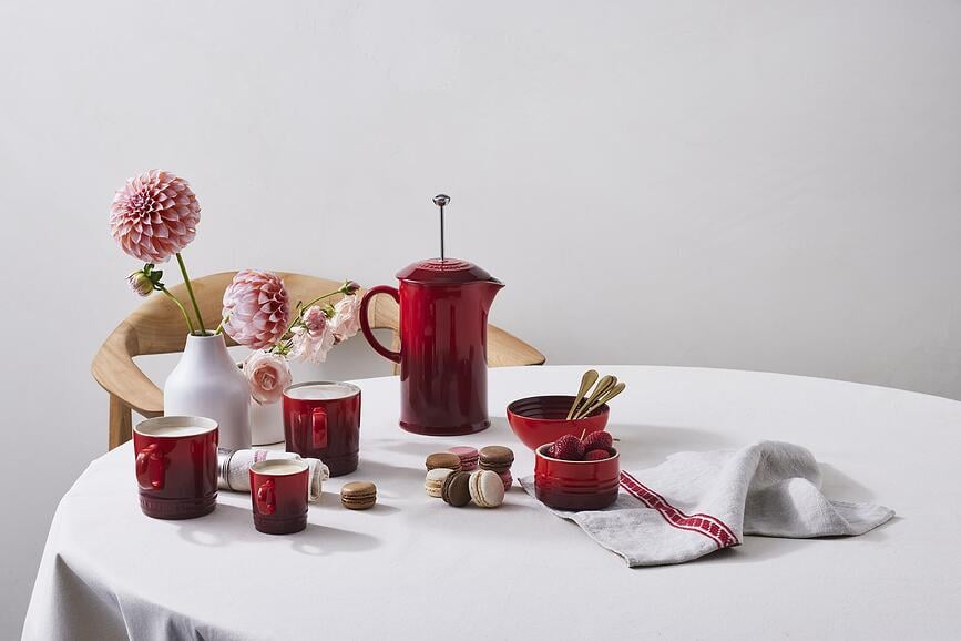 Le Creuset Aparat za kavo s pritiskom, 1 l, bel