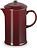 Le Creuset French Press Kaffeebereiter 1 L, burgunderrot