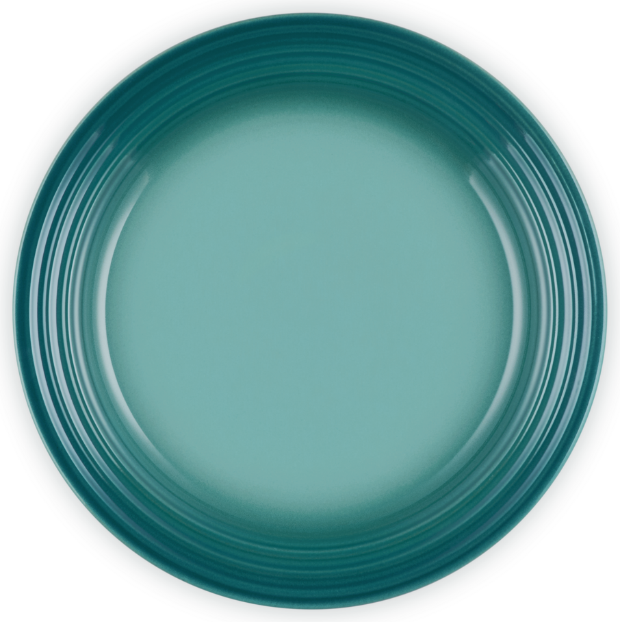 Le Creuset Frühstücksteller 22 cm, bleu riviera