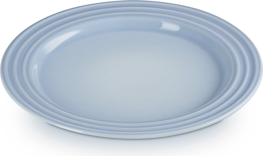 Le Creuset Frühstücksteller 22 cm hellblau