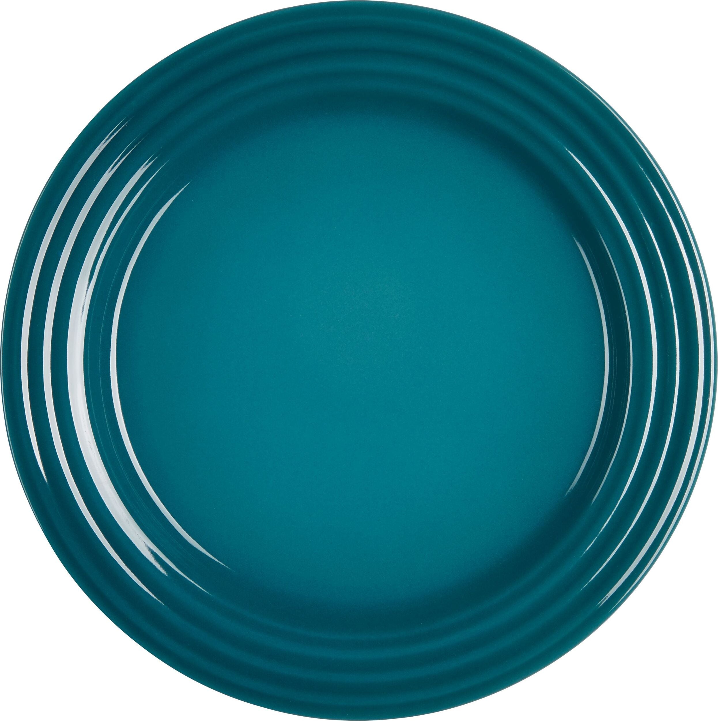 Le Creuset Frühstücksteller 22 cm meerblau